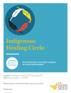 Indigenous Healing Circle @ The Wellness Centre