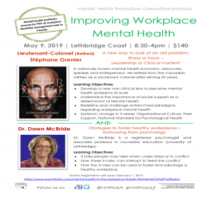 Improving Workplace Mental Health @ Coast Lethbridge Hotel & Conference Centre
