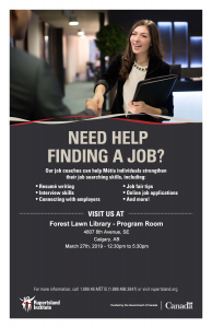 Need Help Finding A Job? @ Forest Lawn Library - Program Room