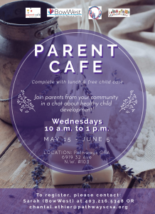 PARENT CAFE @ Pathways CSA