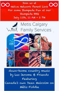 Metis Calgary Family Services Stampede BBQ @ Native Network Parent Link Centre