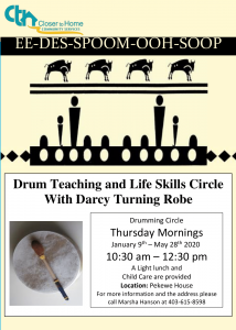 Drum Teaching & Life Skills Circle with Darcy Turning Robe @ Pekewe House