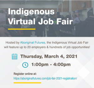 Indigenous Virtual Job Fair @ Virtual Zoom Event