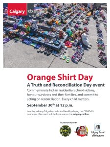Orange Shirt Day - a Truth & Reconciliation Day event | City of Calgary