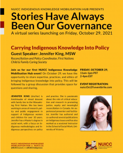 Stories Have Always Been Our Governance | NUICC INDIGENOUS KNOWLEDGE MOBILIZATION HUB